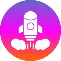 Rocket launch Vector Icon Design