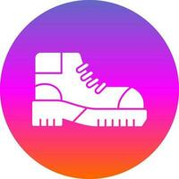 Hiking boots Vector Icon Design