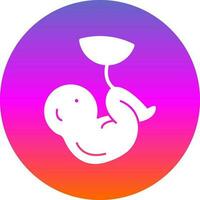 Fetus Vector Icon Design