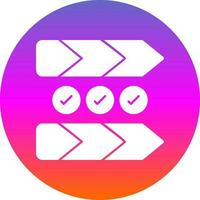 Value chain Vector Icon Design