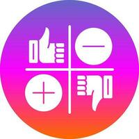 Swot analysis Vector Icon Design