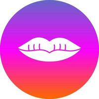 Lips Vector Icon Design