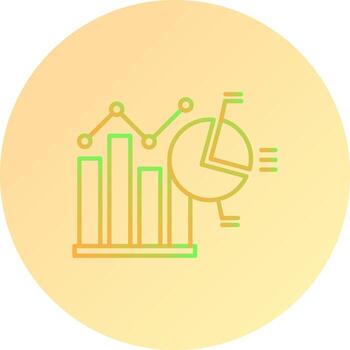 icono de vector de gráfico de barras