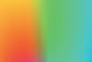 Smooth and blurry colorful gradient mesh background. Modern bright rainbow colors. Easy editable soft colored vector banner template