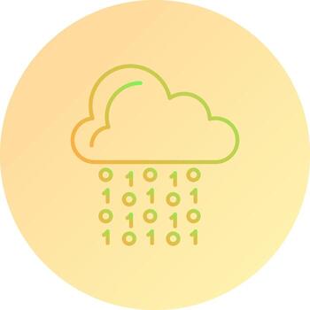 Cloud Coding Vector Icon