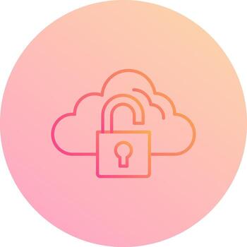 icono de vector de bloqueo