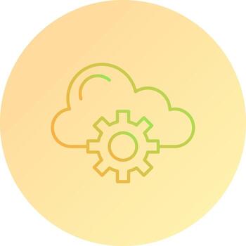 Cloud Computing Vector Icon