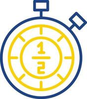Half time Vector Icon Design