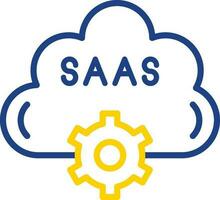 Saas Vector Icon Design