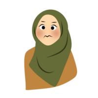 musulman femme faciale expression png