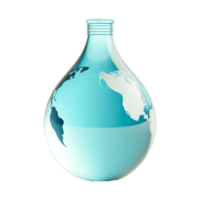 potabile acqua nel in bottiglia generativo ai png