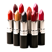 lápiz labial productos cosméticos belleza colorete generativo ai png