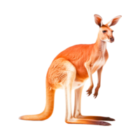 canguru papo brinquedo macropods estatueta, canguru generativo ai png