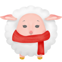 poco agnello a Natale png