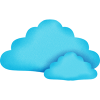 Lovely blue cloud png