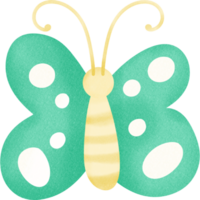 papier texture charmant papillon png