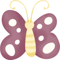 papier texture charmant papillon png