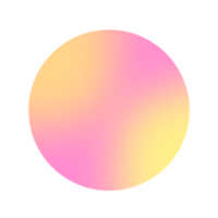 Pastel Rainbow Blurred Gradient Rainbow Colors circle png