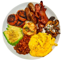 ein groß Frühstück Essen png