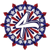 USA important day element png