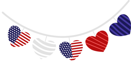 USA important day element png