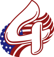 USA important day element png