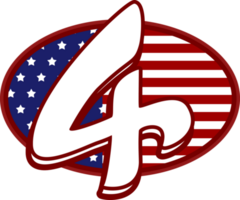 USA important day element png