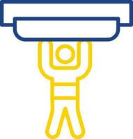 Hanging man Vector Icon Design