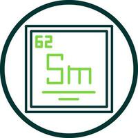 Samarium Vector Icon Design