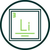 Lithium Vector Icon Design