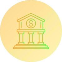 icono de vector de banco