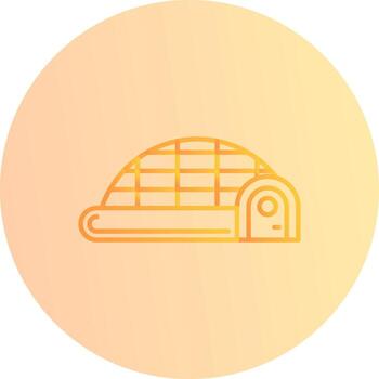 icono de vector de iglú