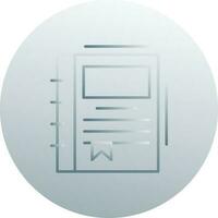 Spring Notebook Vector Icon