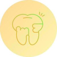 Toothache And Plaque Vector Icon