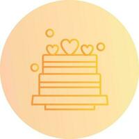 Wedding Cake Vector Icon