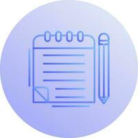 Notepad Vector Icon