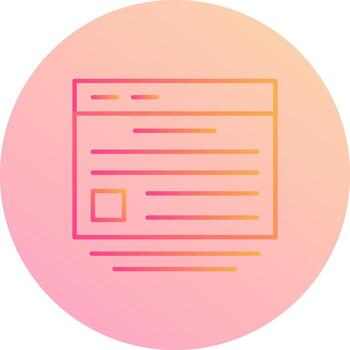 icono de vector de sitio web