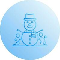 Snowman Vector Icon