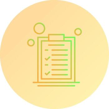 icono de vector de lista