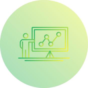 icono de vector de presentación