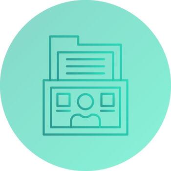 icono de vector de carpeta