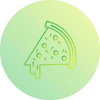 icono de vector de rebanada de pizza