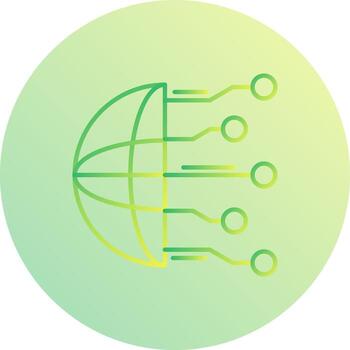 icono de vector de red