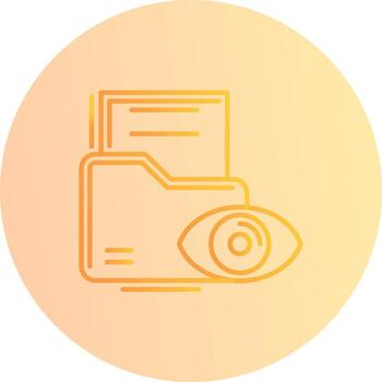 icono de vector de visualización de datos