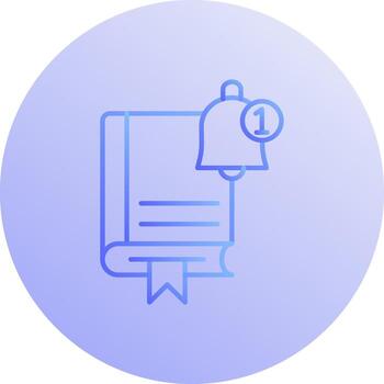 icono de vector de notificación