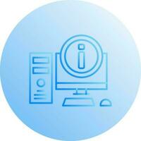 Computer Vector Icon