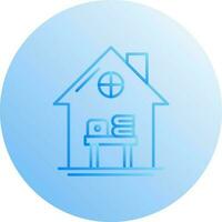 Home Work Place Vector Icon