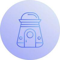 Space Capsule Vector Icon