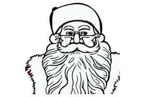 Christmas Art - Santa Claus Cartoon Character png