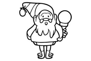 Christmas Art - Gnome Cartoon Character png